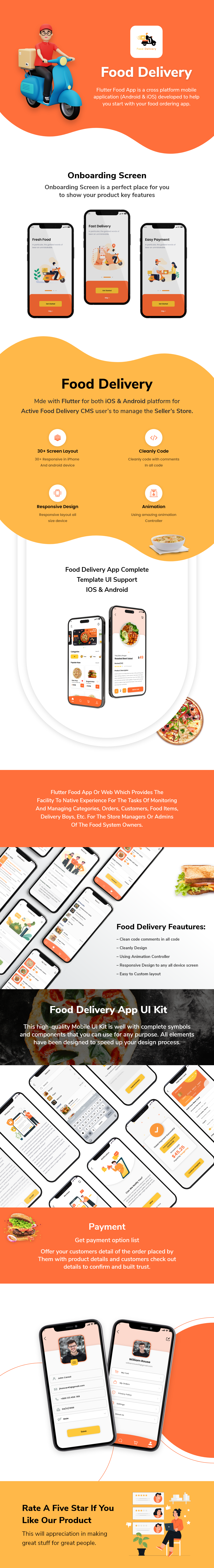Food App Template Flutter 3.3 Supported - 1